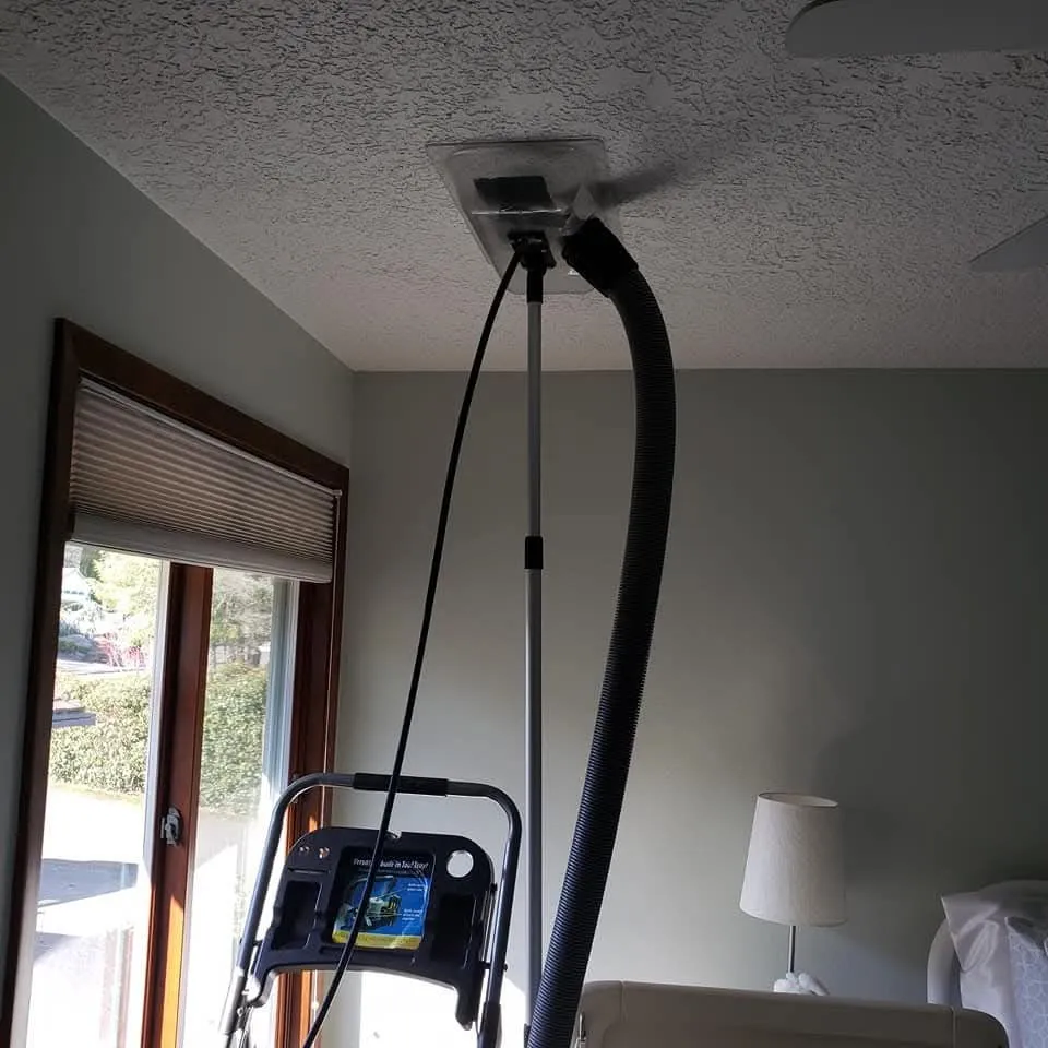 A close up of an air vent on the ceiling of a building need air duct cleaning in Vancouver